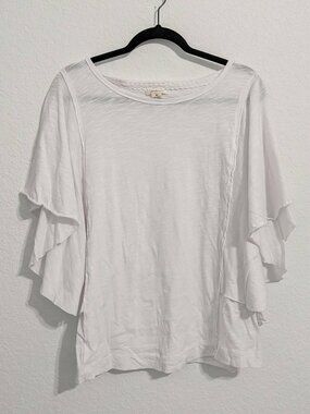 Westbound Women's White Casual Cozy Poncho Style Top NWOT (XL)